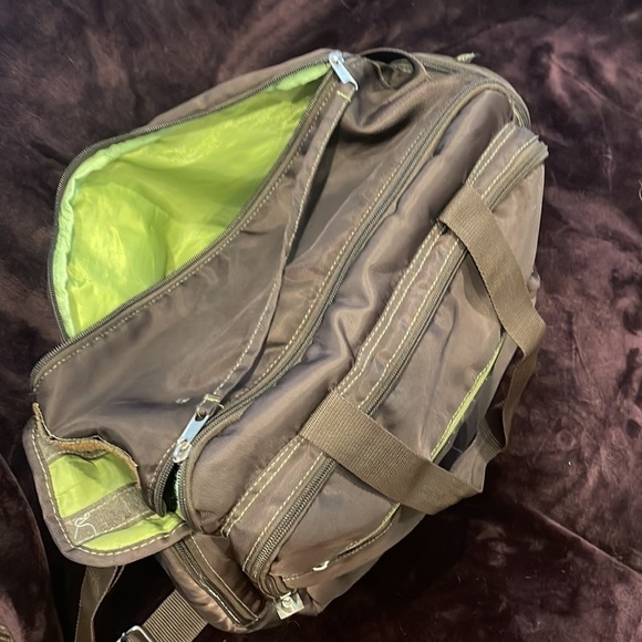 Fisher-Price Brown and Green Baby Bag - Picture 5 of 9